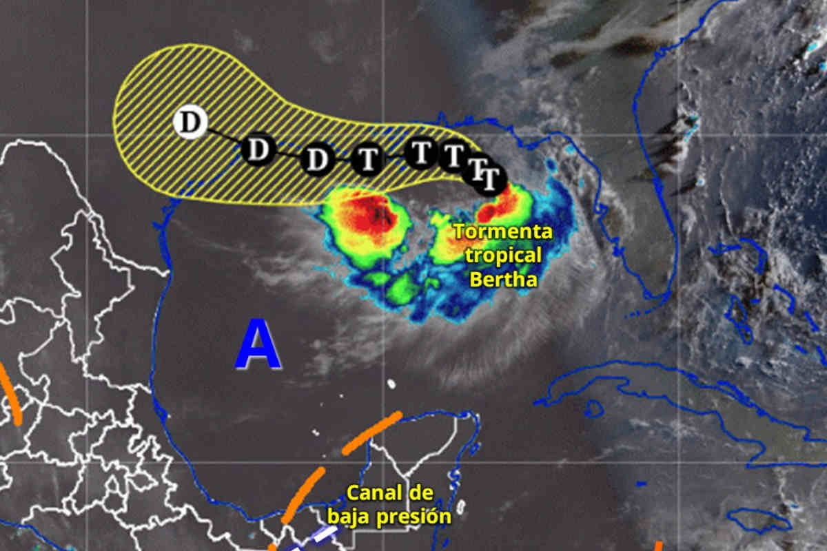 Se forma la tormenta tropical Bertha; ¿Afectará a México?