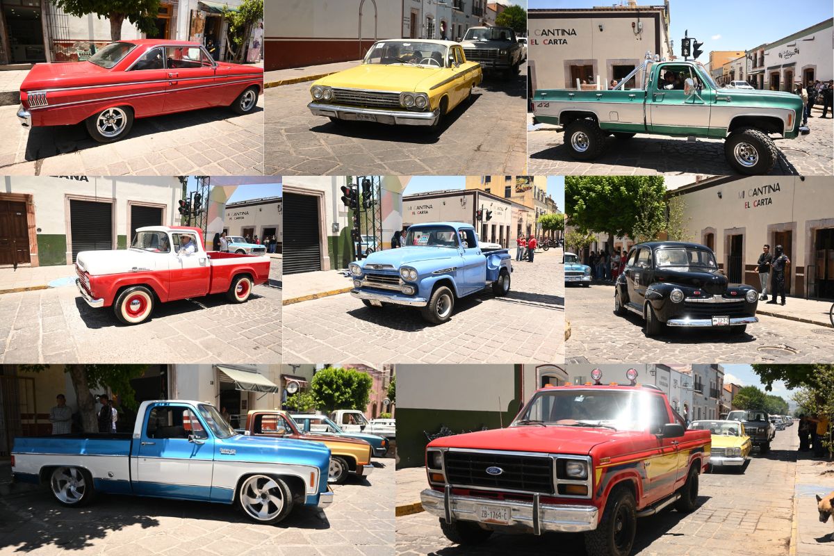 Autos clásicos llenan de tradición y convivencia el Festival Jerez Capital Migrante 2026